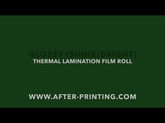 Glanzfähiger Laminationsfilm, BOPP-Wärmelaminierungsfilm,Glanzveredelung