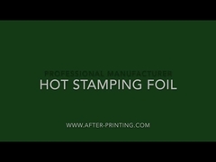 China Hersteller Fabrik Lieferant von Hot Stamping Folie
