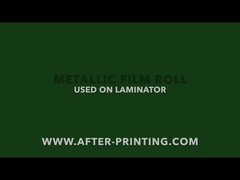 Metallisierte Folie BOPP Polyester Metallische Folie Hersteller China