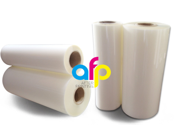 Reiben transparentes HAUSTIER basierter thermischer Film BOPP, beständiges Polyester-lamellierenden Film ab