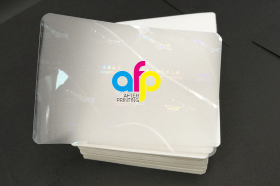 Kundengebundener lamellierender Film Hologramm-Logo Brand Pet Holographic Pouchs