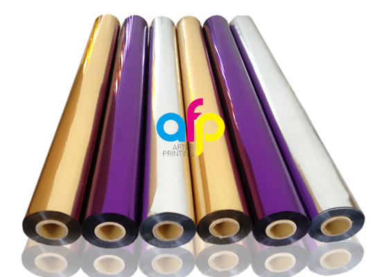Großartige heiße PapierPrägefolie 640mm * 120m Größen-Rolle 16 Mikrometer-Stärke