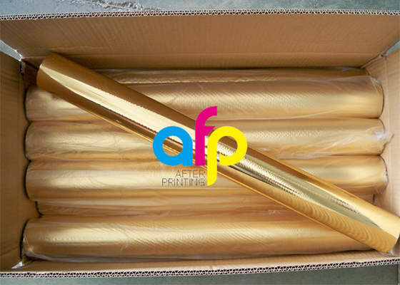 Papier-/Pappganz eigenhändig geschrieber Filmstreifen, metallisiertes Silber/Goldheiße Folie