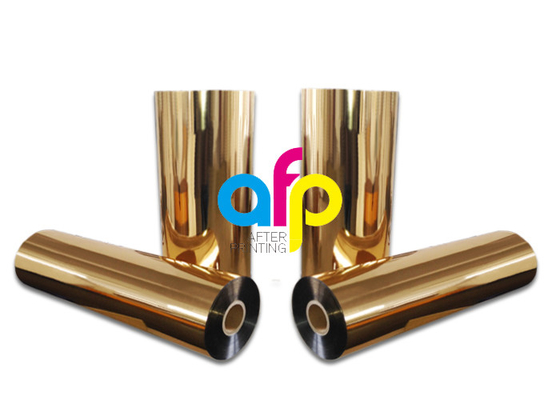 Bunter metallisierter Polyester-Film 180mm - 1300mm Rollenbreiten-Mehrfachverbindungsstellen-Verdrängung