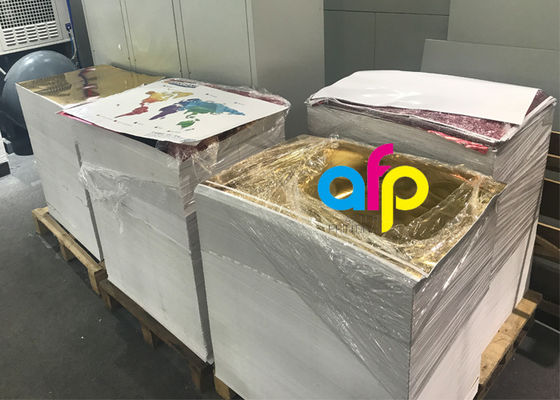 Gold metallisierter Plastikfilm, feuchtigkeitsfester undurchsichtiger metallisierter Polyester-Film