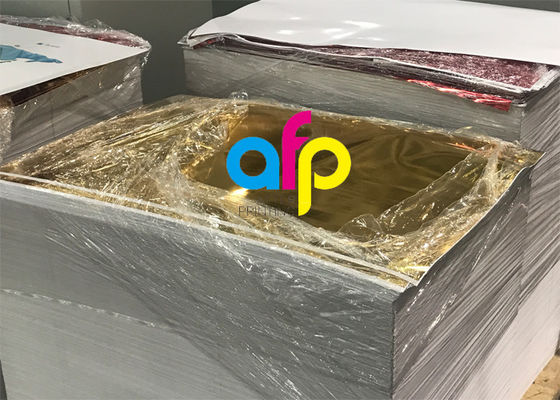 Haustier-Goldsilber-Polyester metallisierte thermischen Laminierungs-Filmstreifen Corona Treated