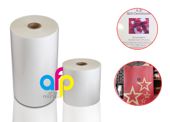 Mattfilm-Laminierung der hohen Qualität, weißer thermischer Film Bopp für Papier/Pappe