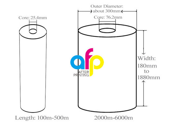 Dünnes HAUSTIER lamellierendes Film-glattes Ende