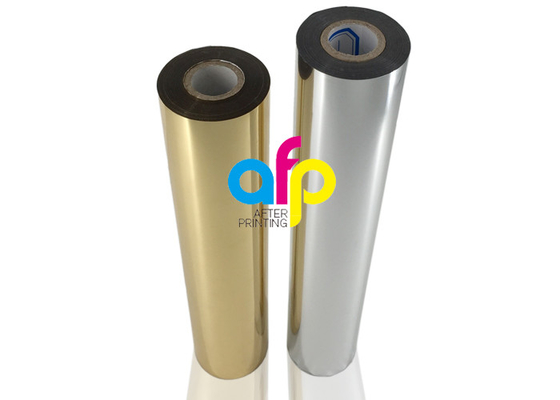 Papier-/Pappganz eigenhändig geschrieber Filmstreifen, metallisiertes Silber/Goldheiße Folie