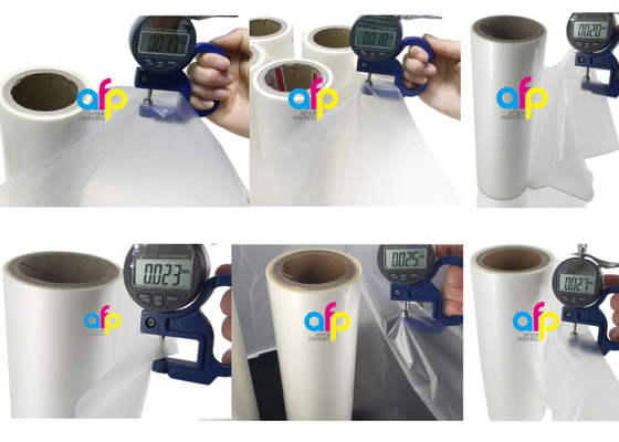 42 Dyne doppeltes Korona-Behandlungs-thermisches Rollenlamellierende Mattfilm-für das heiße Stempeln und Stelle UV